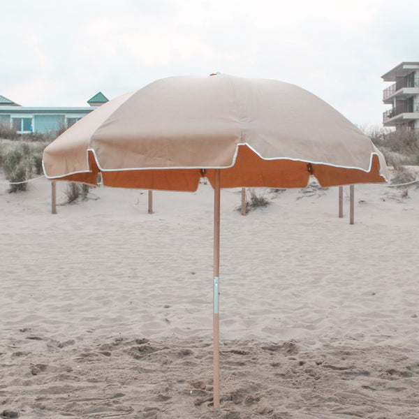 Wooden Beach Umbrella Rental